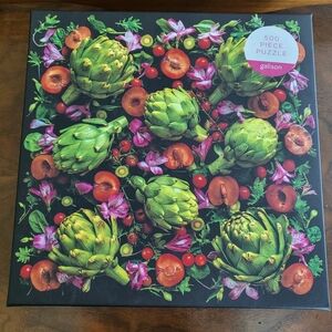 Galison Artichoke Floral 500 Piece Puzzle 20x20